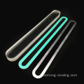 Vetro a scartamento trasparente borosilicato con guarnizione